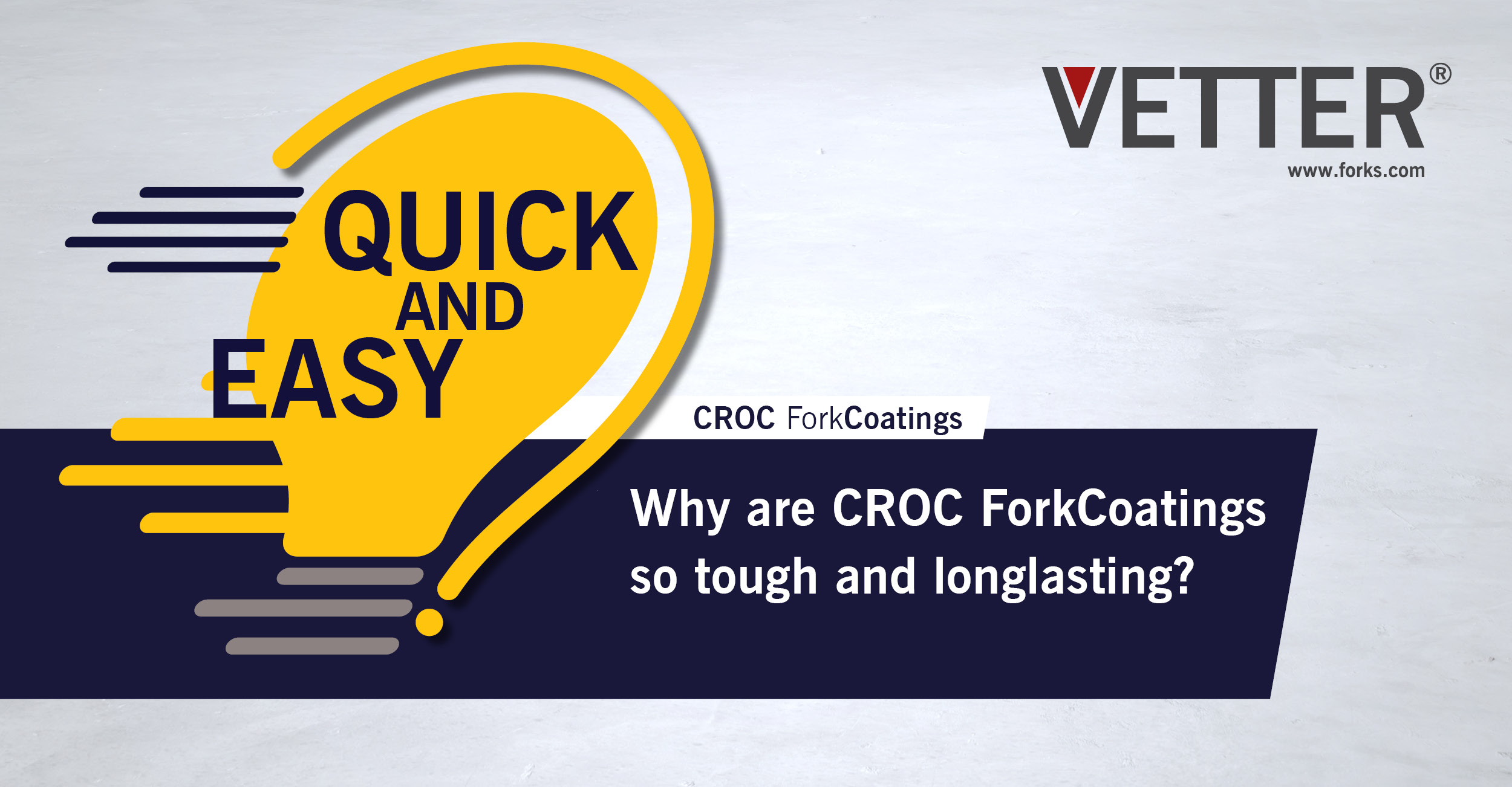 VETTER Quick and Easy: CROC fork coatings