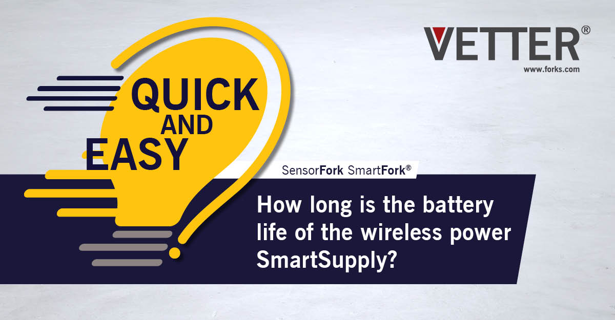 VETTER QUICK AND EASY: SmartFork SmartSupply